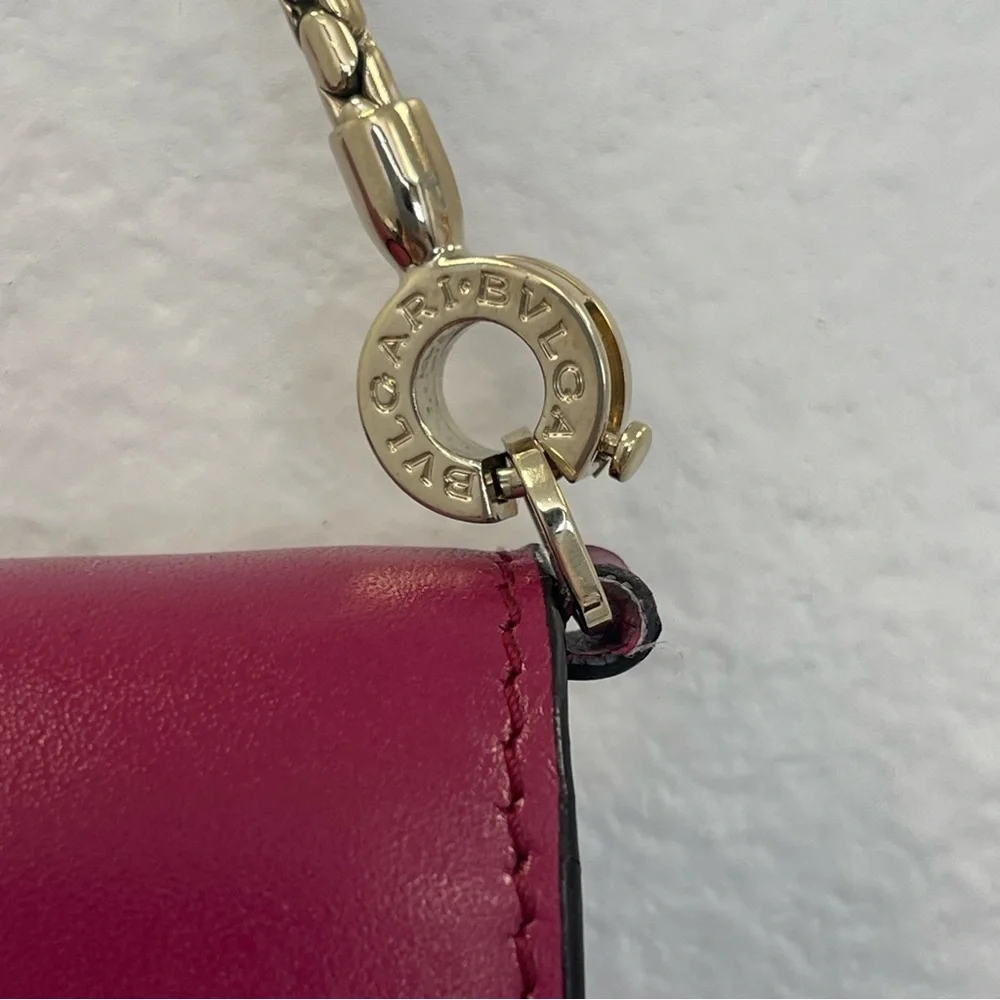 Bvlgari Serpenti Forever Wallet on Chain - Red - Picture 10 of 15